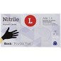 Black Latex Gloves L