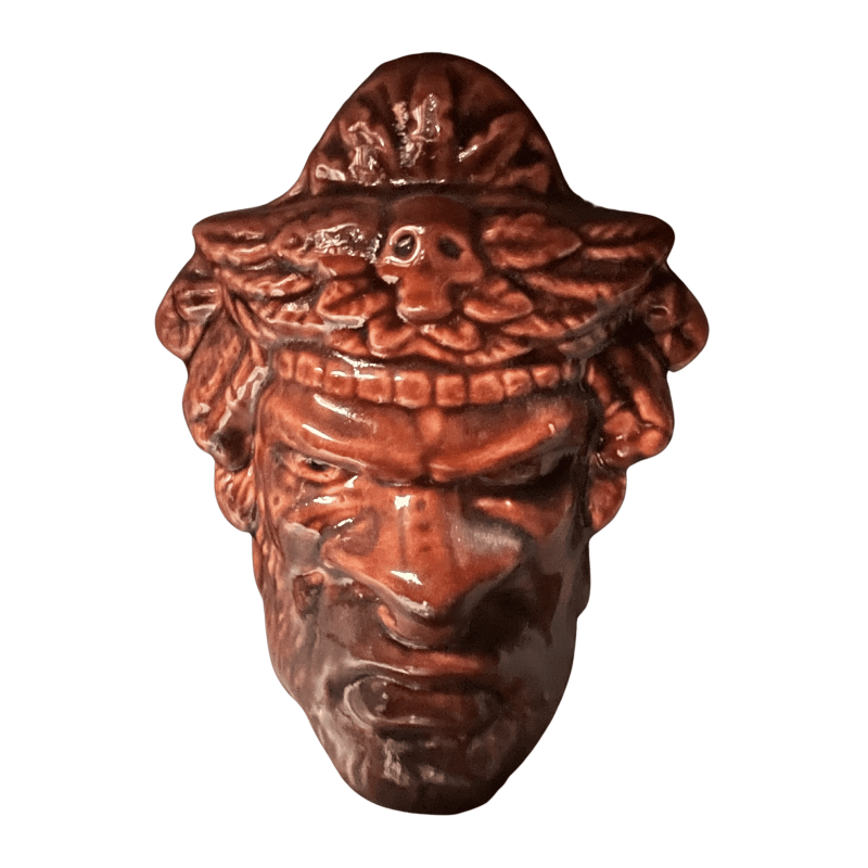Tiki Glass Emperor Brown