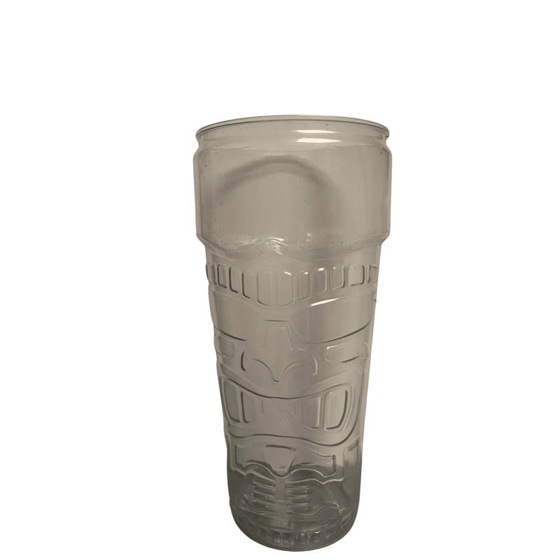 Tiki Glass Tall Transparent Plastic