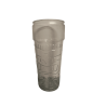 Tiki Glass Tall Transparent Plastic