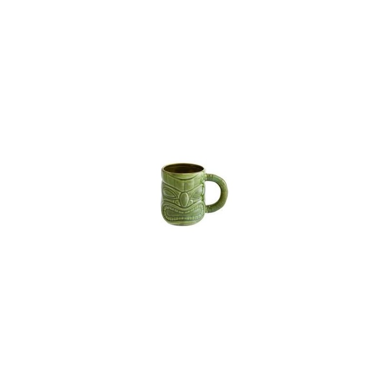 Taza Tiki Verde Enojado 15oz
