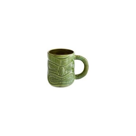 Tiki Mug Angry Green 15oz