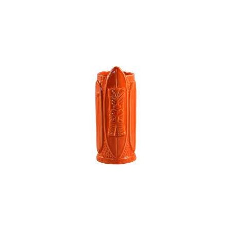 Tiki Glass Orange Surf Style 15oz