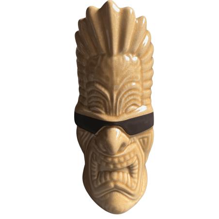 Tiki Glass Tikinator Tommy Yello 14oz