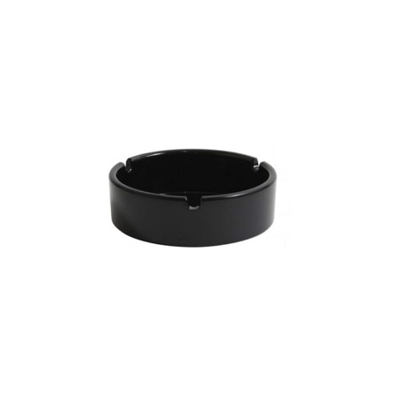 Cendrier Cok en Porcelaine Noir 14cm