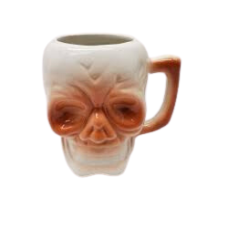 Tiki Mug Skull con Asa | Jarra de Calavera en Cerámica