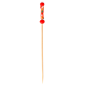 Pearl Picks Bambou Rouge 12cm – Lot de 100