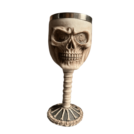 Tiki Glass Skull Cup