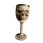 Tiki Glass Skull Cup