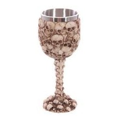 Tiki Multi Skull Spine Gothique Céramique