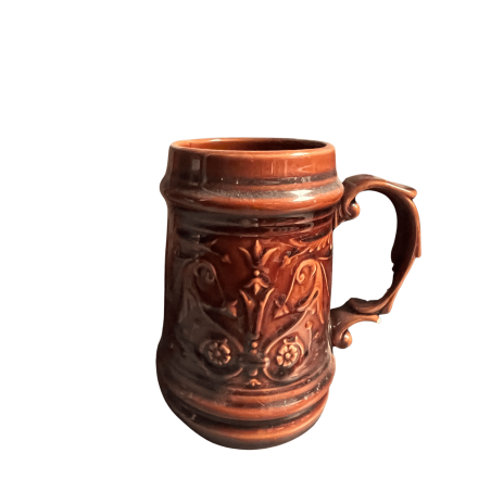 17oz Tiki Beer Mug | Handcrafted Ceramic Beer Stein