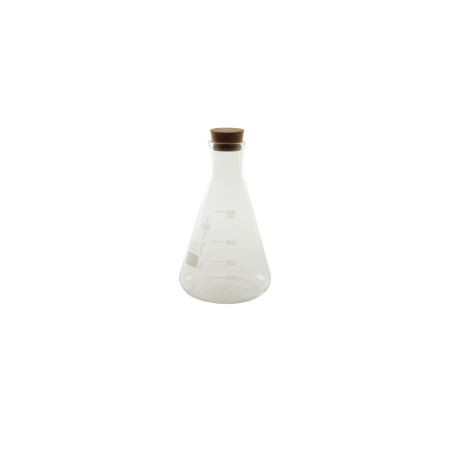 Labware Glass Flask 0.5L Scientific Bar