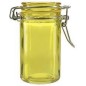 Jar Glass Hermetic Yellow, Green and Pink 7cl