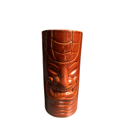 Tiki Grin Brown 12oz Cerámica Mai Tai