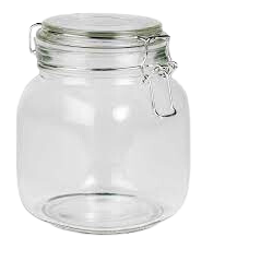 1L Hermetic Glass Jar | Bar & Kitchen Storage