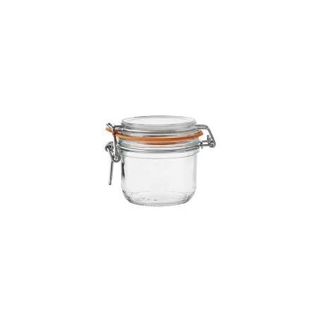 Jar Glass Pot Orange 32,5cl