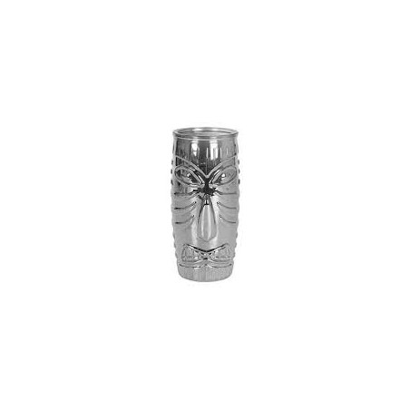 Verre Tiki Haut Platine | Luxe Exotique