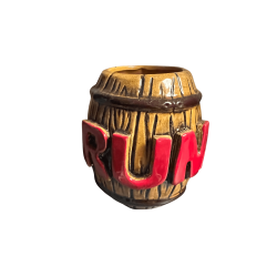 Taza Tiki Barril Ron 15oz | Tropical