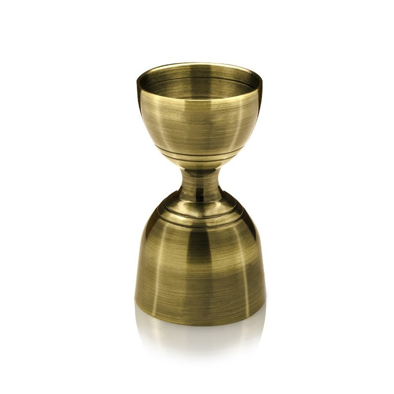Jigger Británico Vintage 'Oro Oscuro' 30/60ml Jigger Británico Vintage 'Oro Oscuro' 30/60ml