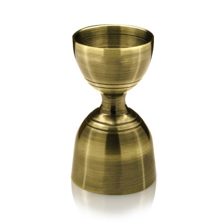 Jigger Británico Vintage 30/60ml | Oro Oscuro