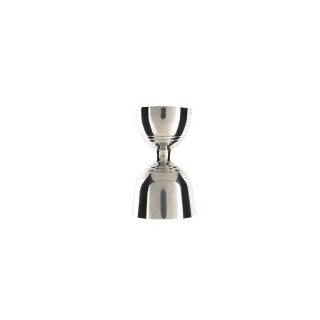 Jigger British Style St. Steel Silver 30/60ml