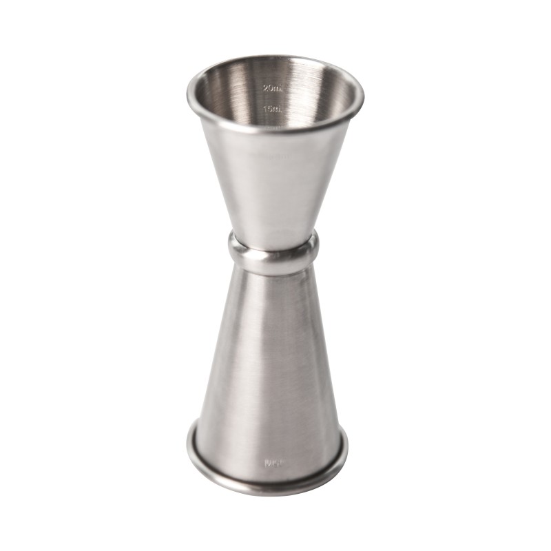 Jigger Estilo Japonés 30/45ml Acero Inoxidable Plata