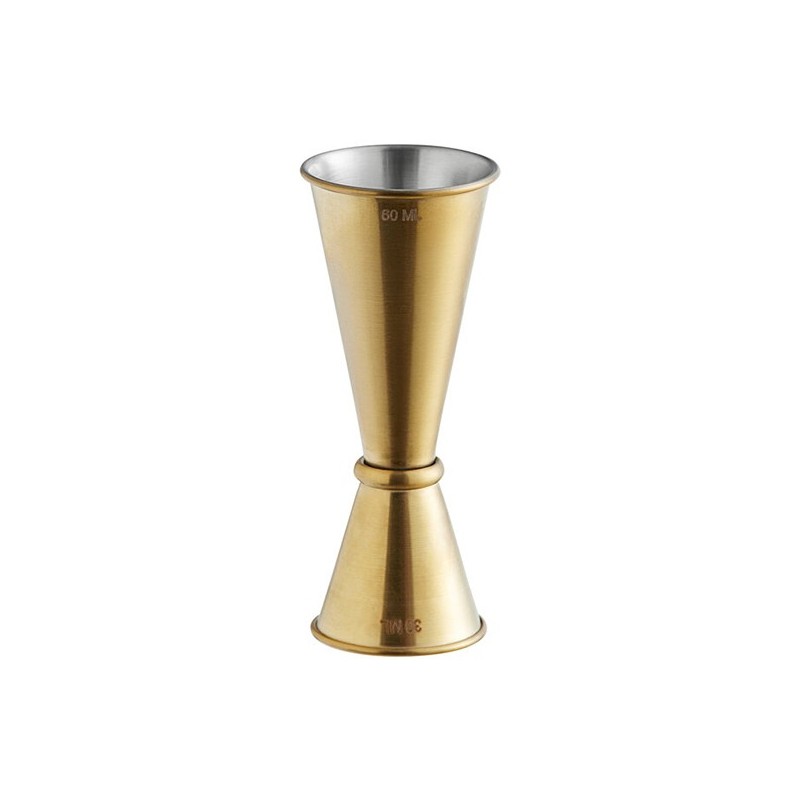 Jigger Style Japanese Gold St. Steel 30/60ml