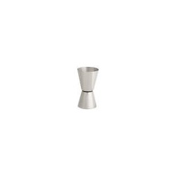 Jigger Métrico 20/40ml | Medidor de Cócteles Plateado