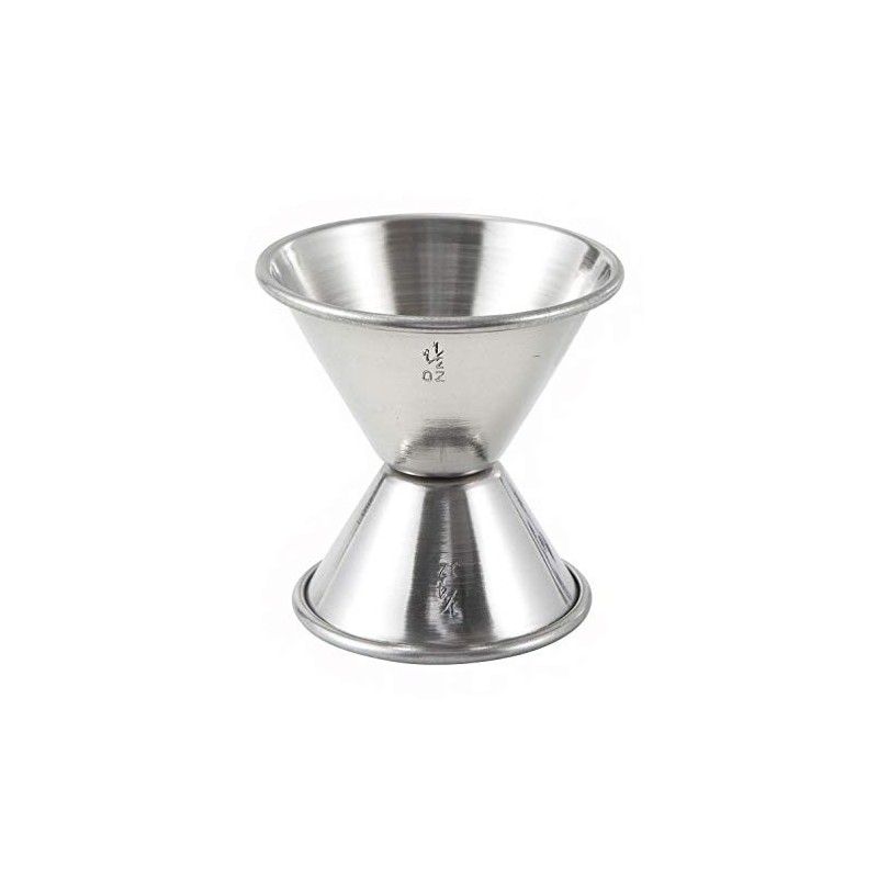 Jigger de Medidas Plata 1/2oz y 3/4oz Jigger de Medidas Plata 1/2oz y 3/4oz