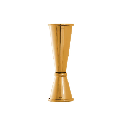 Jigger Japonés Oro Oscuro 25/50ml | Acero Inox