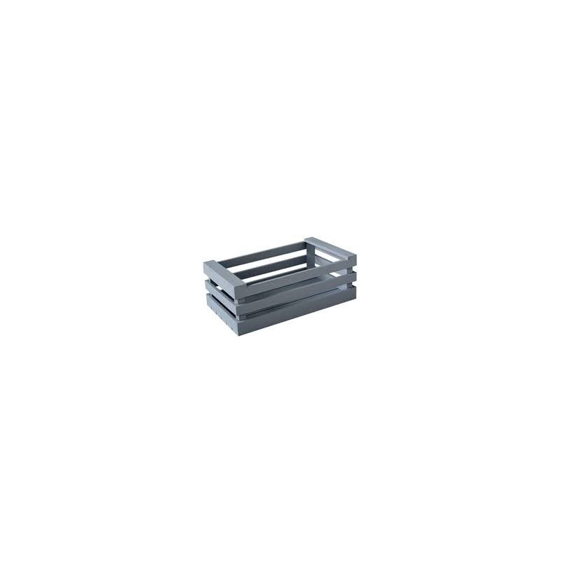 Caja Portafrutas Plateado ABS