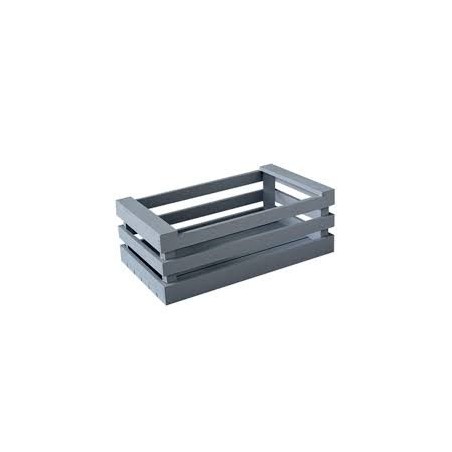 Caja Portafrutas de ABS Silver para Coctelería
