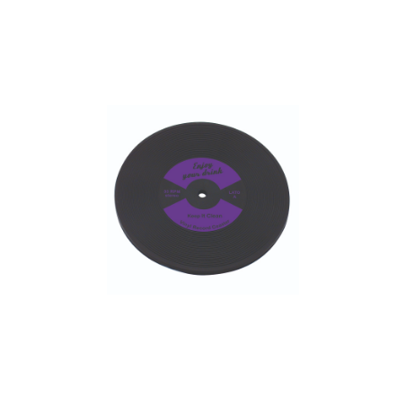 Lp Disc Drink Coaster Purple Label