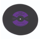 Lp Disc Drink Coaster Purple Label