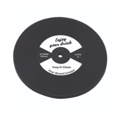 Posavasos Disco Vinilo Blanco – Estilo y originalidad