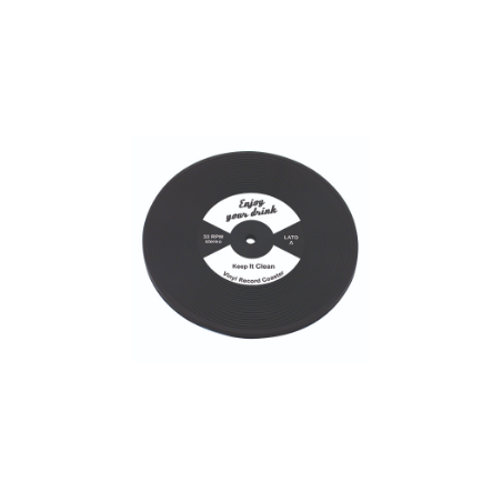 Posavasos Disco Vinilo Blanco – Estilo y originalidad