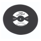 Sous-verre Disque Vinyle Étiquette Blanche