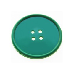 Button Drink Coaster Green