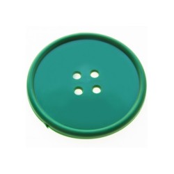 Sous-Verre Bouton Vert Caoutchouc Antidérapant