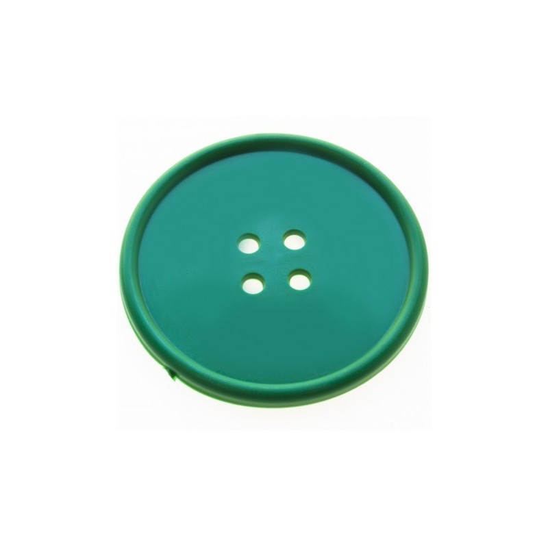 Button Drink Coaster Green