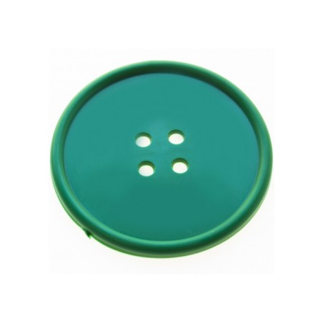 Posavasos Botón Verde Goma Antideslizante
