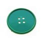 Button Drink Coaster Green