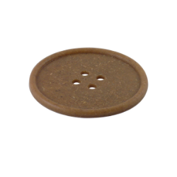 Button Drink Coaster Wood