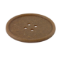 Button Drink Coaster Wood