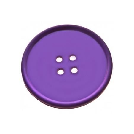 Button Drink Coaster Purple