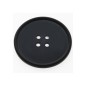 Button Drink Coaster Black