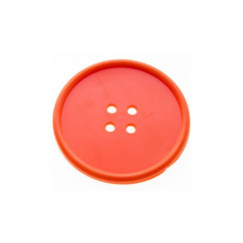 Button Drink Coaster Orange