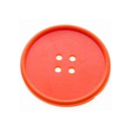 Button Drink Coaster Orange