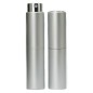 Botella con Tapa Spray Plateada
