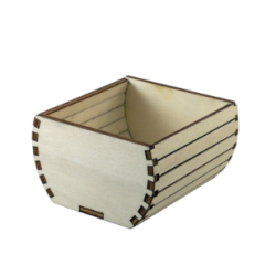 Mini Boîte Baril Hêtre | Accessoire Compact
